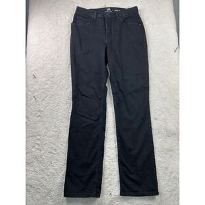 Lee Riders Jeans Womens‎ 12 Black Classic Fit Midrise Straight Leg Denim Pants